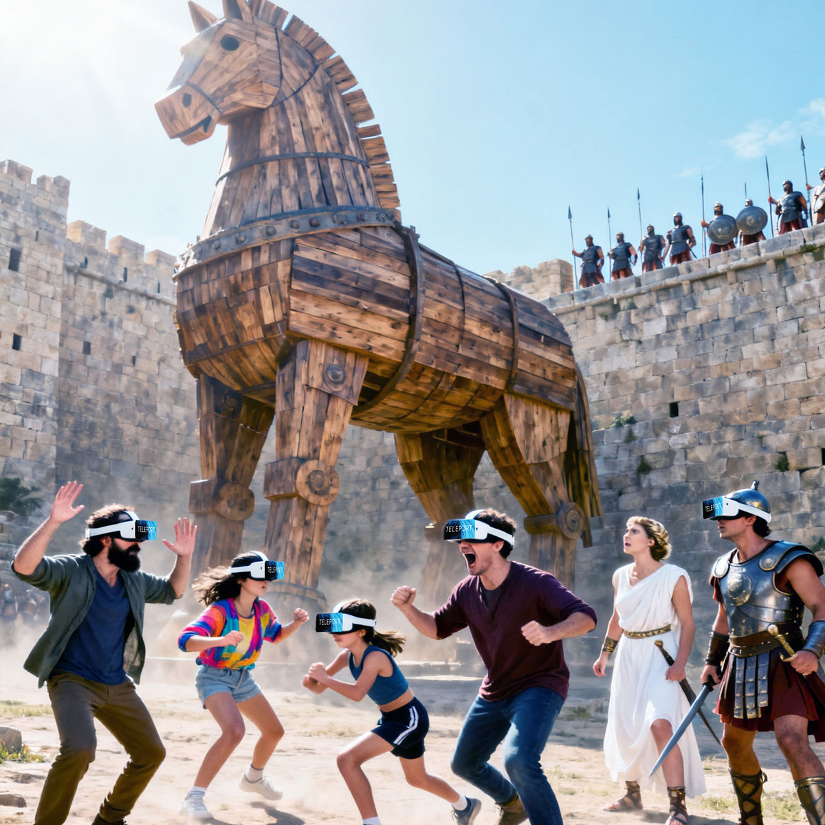 Inside the Trojan Horse VR at Teleport Services